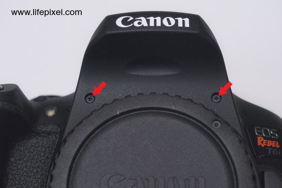 Canon T6i infrared DIY tutorial step 6
