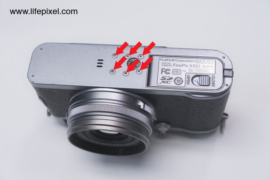 Fujifilm X-100 infrared DIY tutorial step 1