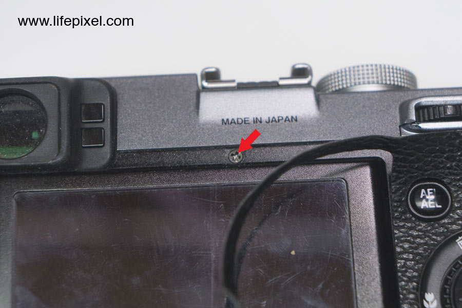 Fujifilm X-100 infrared DIY tutorial step 10