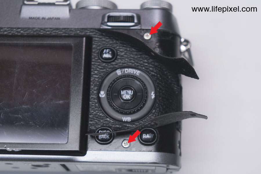 Fujifilm X-100 infrared DIY tutorial step 4