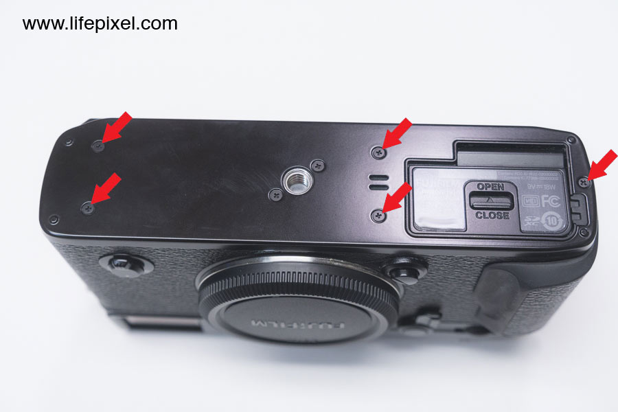 Fujifilm X-Pro2 infrared DIY tutorial step 1
