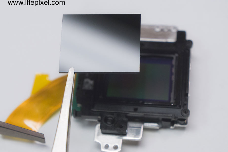 Fujifilm X-Pro2 infrared DIY tutorial step 16