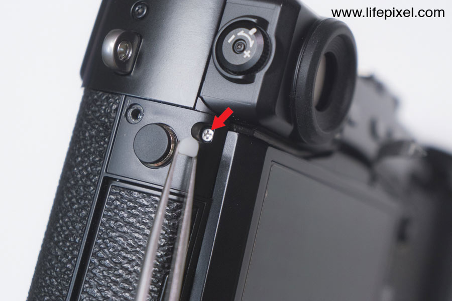 Fujifilm X-Pro2 infrared DIY tutorial step 6