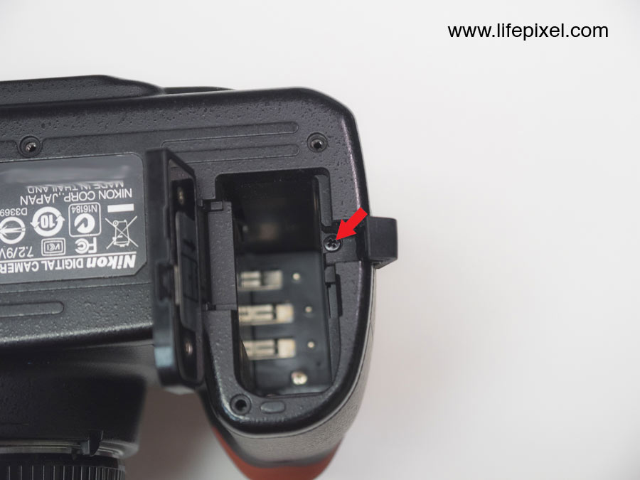 Nikon D3000 infrared DIY tutorial step 2