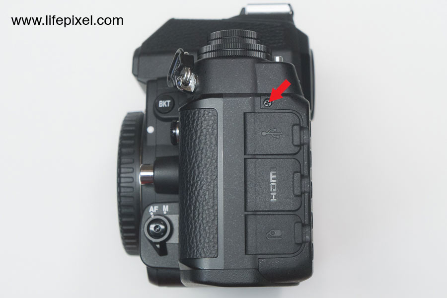 Nikon Df infrared DIY tutorial step 1