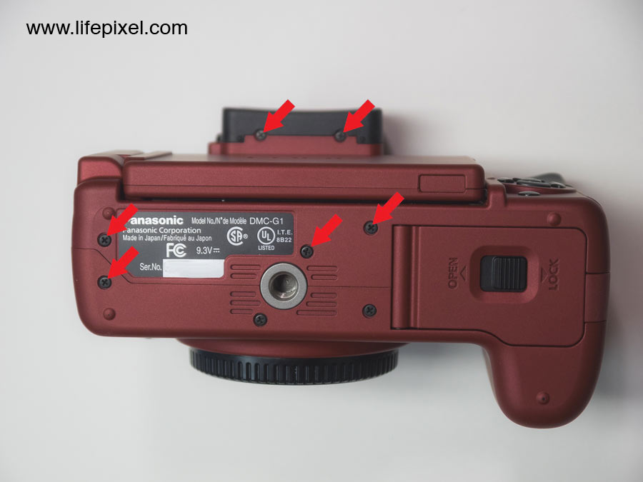 Panasonic Lumix G1 infrared DIY tutorial step 1