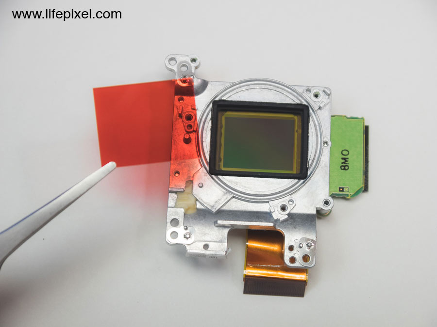 Panasonic Lumix G1 infrared DIY tutorial step 17