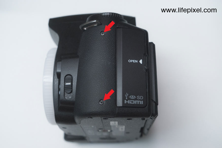 Sony a390 infrared DIY tutorial step 4