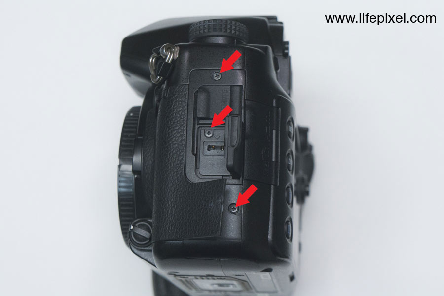Sony a900 infrared DIY tutorial step 1