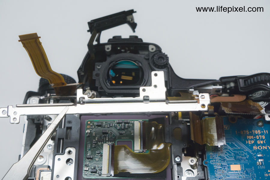 Sony a900 infrared DIY tutorial step 16
