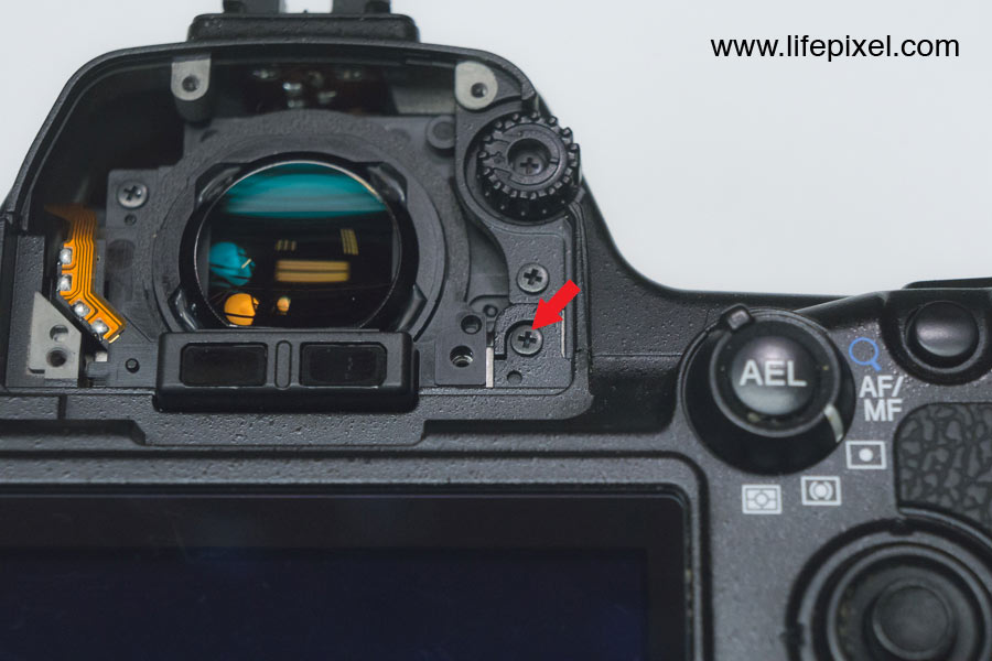 Sony a900 infrared DIY tutorial step 6