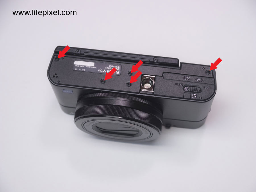 Sony RX100mk3 infrared DIY tutorial step 1