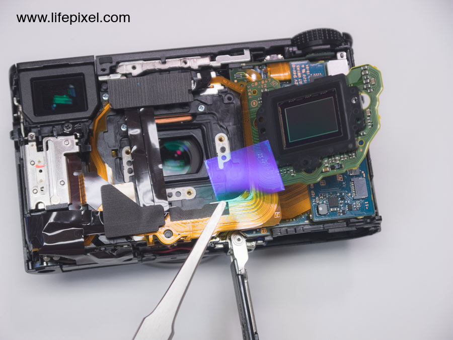 Sony RX100mk3 infrared DIY tutorial step 12