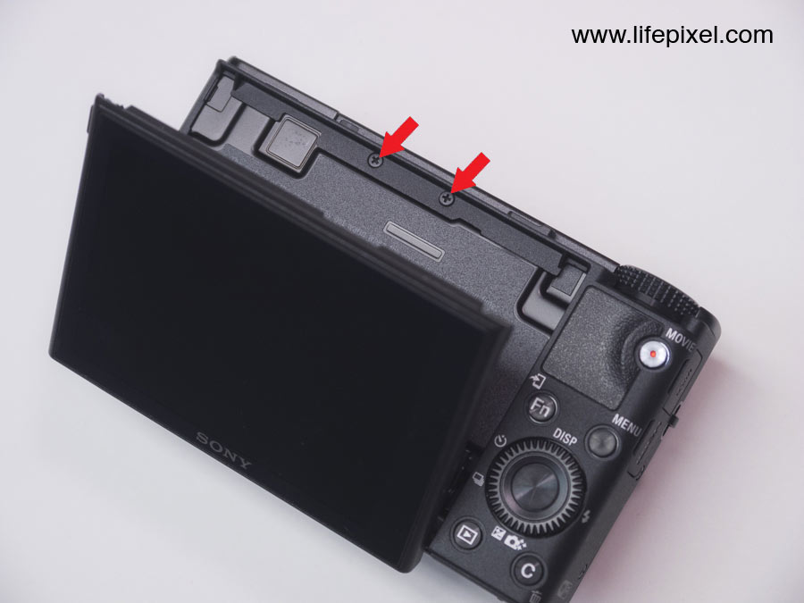 Sony RX100mk3 infrared DIY tutorial step 2
