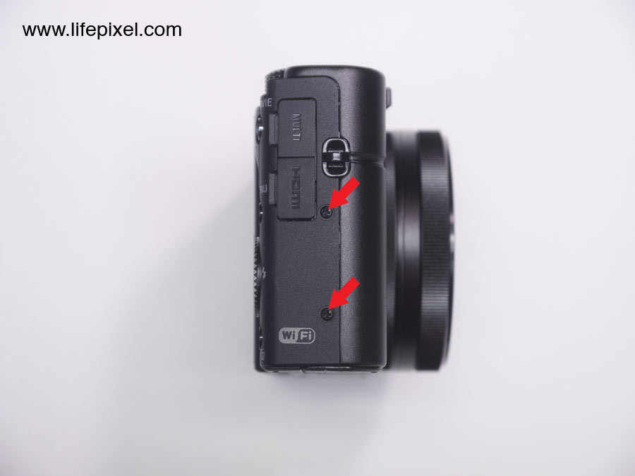 Sony RX100mk3 infrared DIY tutorial step 3