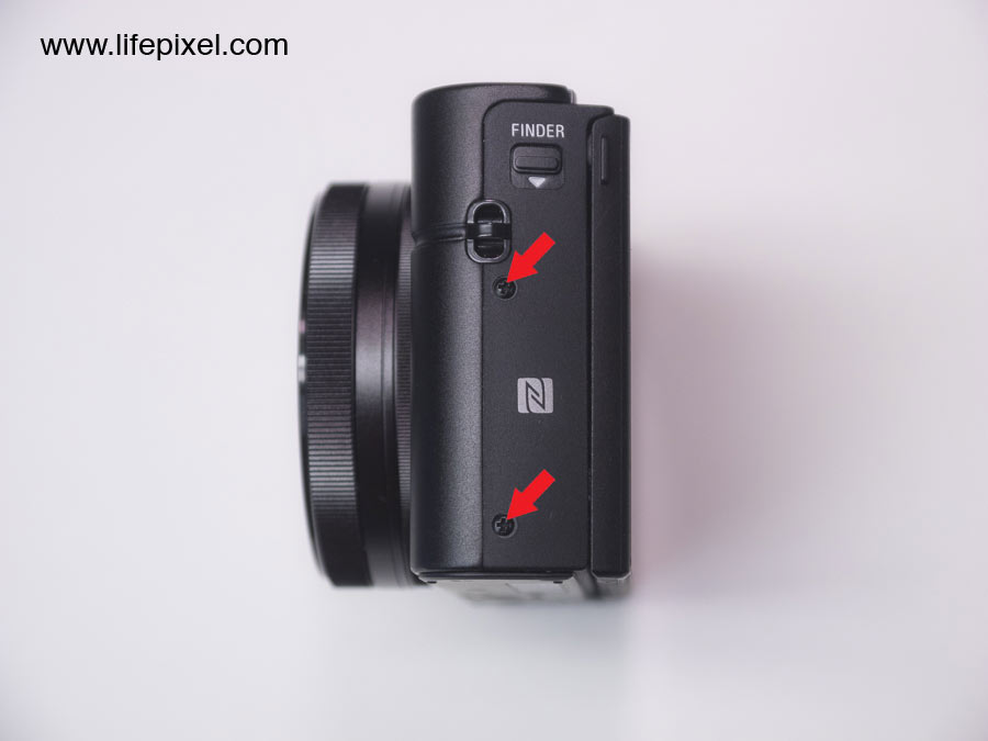 Sony RX100mk3 infrared DIY tutorial step 4