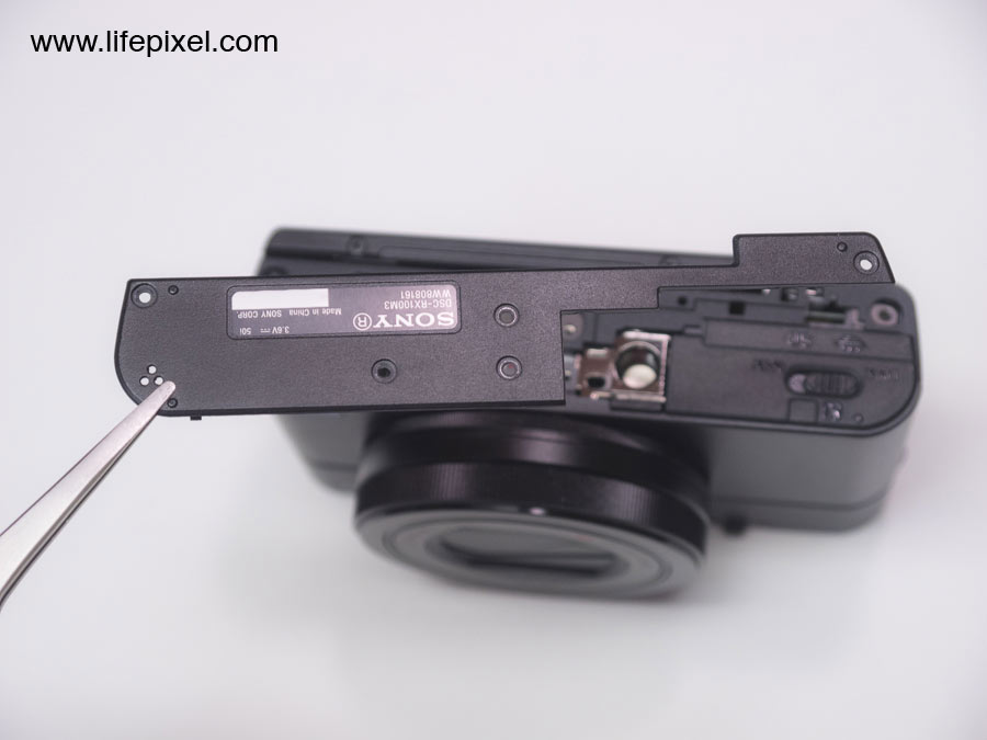 Sony RX100mk3 infrared DIY tutorial step 5