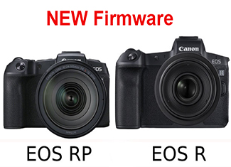 New Firmware for Canon EOS-R & EOS-RP