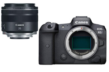 Canon EOS R5 and 35mm Macro Lens Kit Camera & Conversion