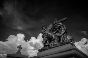Infrared images of St. Patrick #1 Cemetery in New Orleans, LA
