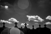 Infrared lensbaby images at Greenwood Cemetery in New Orleans, LA